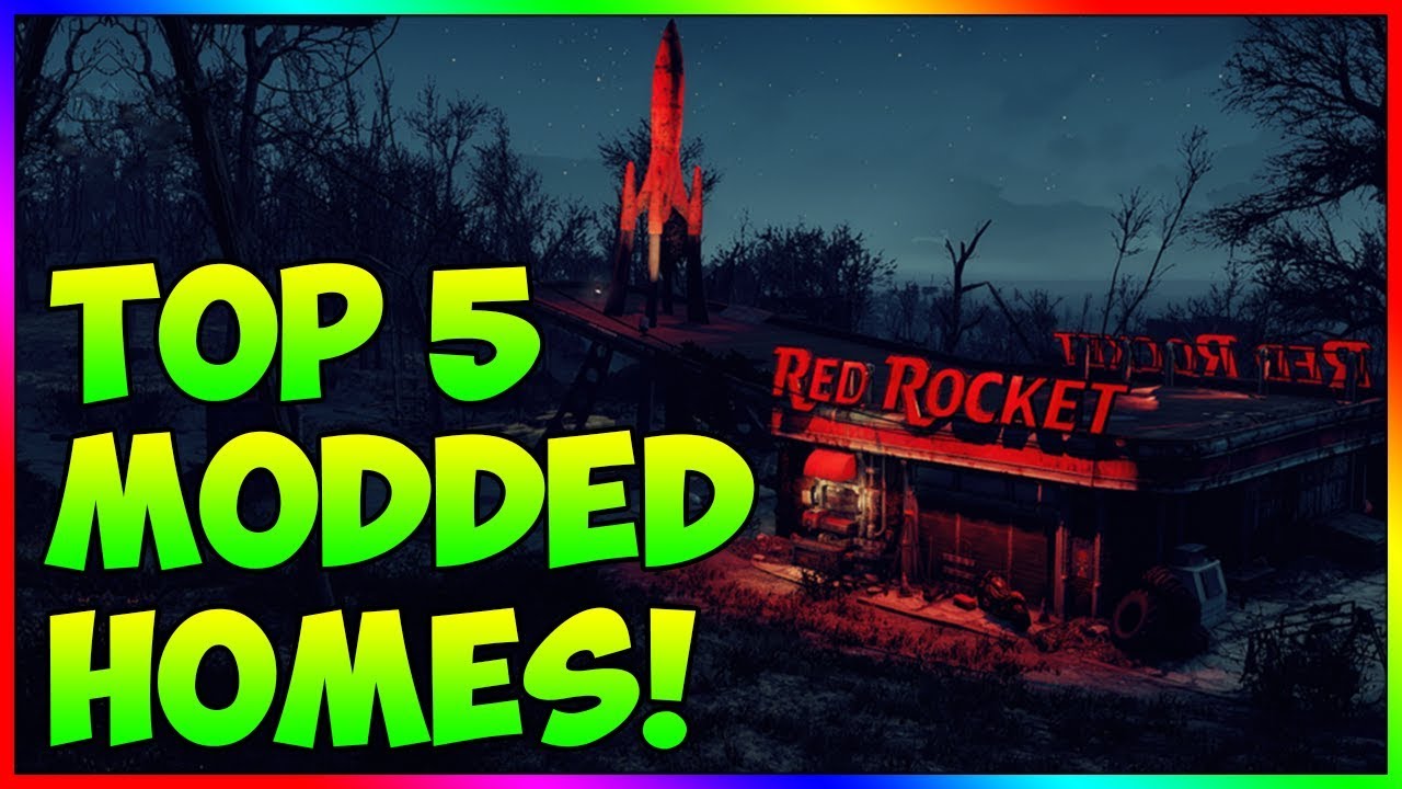 Fallout 4 - TOP 5 Best Modded Player Homes! (PS4, Xbox, PC)