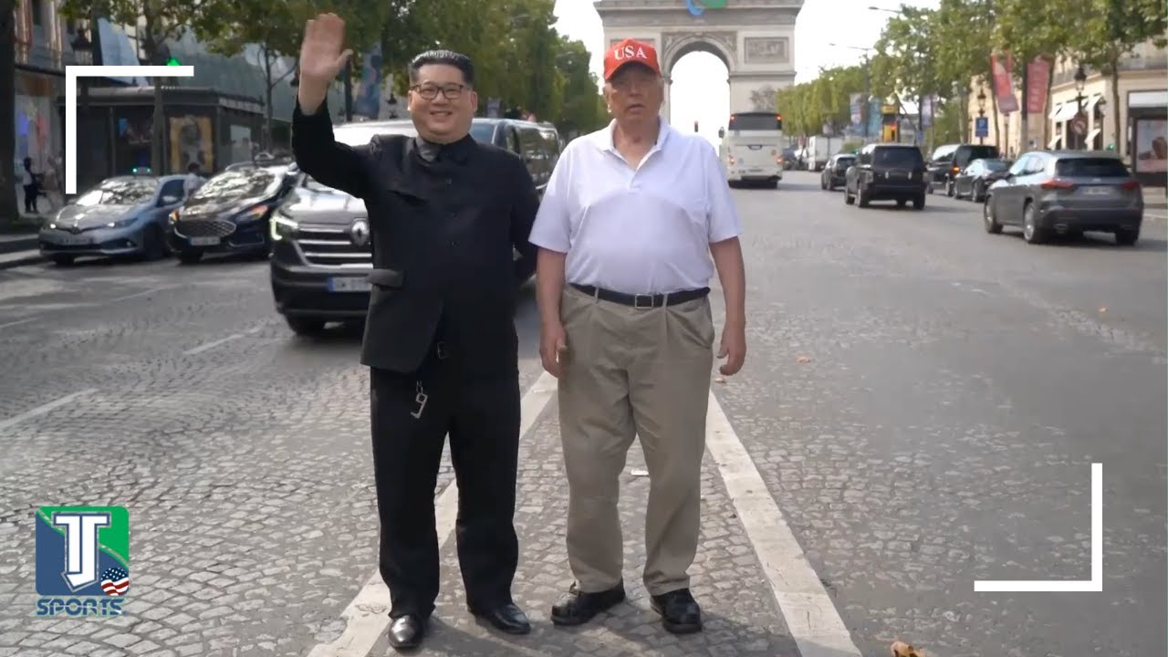 Дональд Трамп и Ким Чен Ын — двойники, покорившие Парижскую Олимпиаду своими забавными выходками