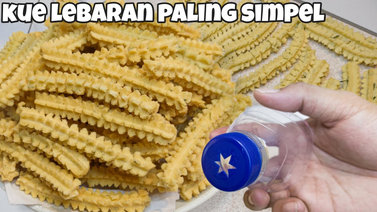 MODAL TEPUNG KETAN DAN TUTUP BOTOL JADI KUE LEBARAN YANG ENAK DAN RENYAH!