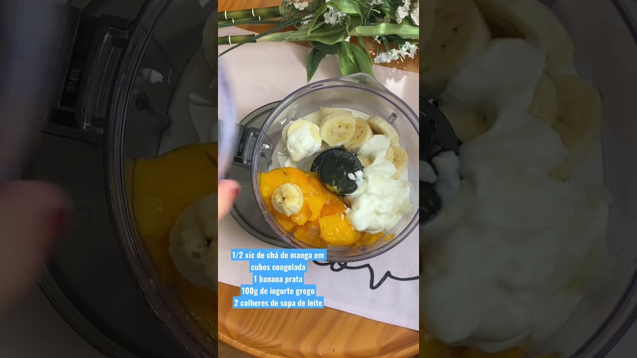 Mango frozen #luzaidan #receitadeverao #receita #receitafacil #receitafit #receitasimples #mango