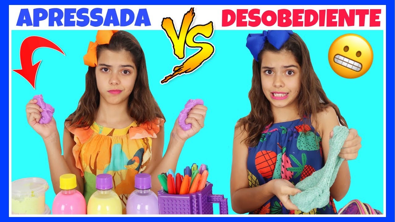 NOVELINHA - TIPOS DE CRIANÇAS FAZENDO AMOEBA / SLIME #8 NICOLE DUMER