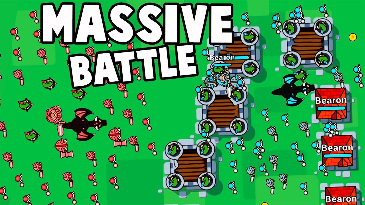 MASSIVE BATTLE!  Giant Dragon Army vs Medieval CASTLES! (Lordz.io Gameplay Highlights)