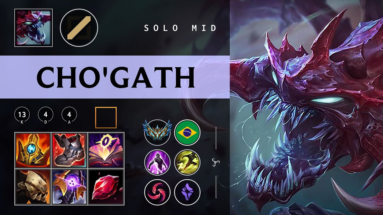 Cho'Gath Mid vs Lee Sin - BR Challenger Patch 26.02