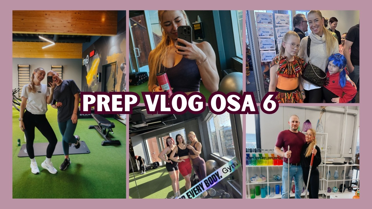 Prepipäevikud osa 6 🏋️‍♀️ - klaasipuhumise töötuba, trennideit sõbrannaga, krõbeda riisi salat