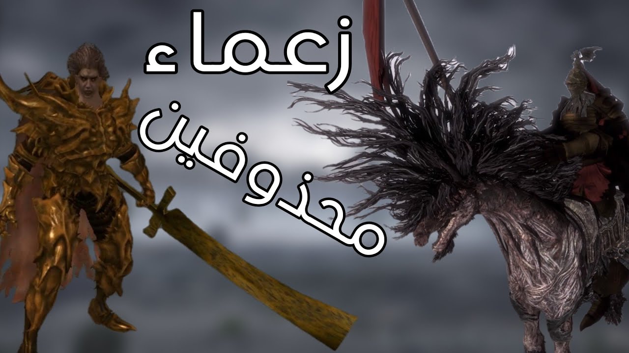 الزعماء المحذوفين من إيلدين رينغ و سلسلة السولز!!
