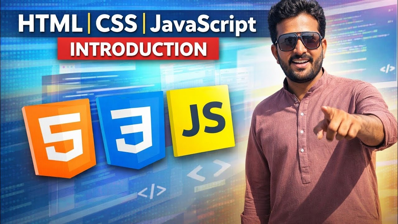 Frontend Development Introduction | HTML CSS JavaScript Explained in Urdu& Hindi