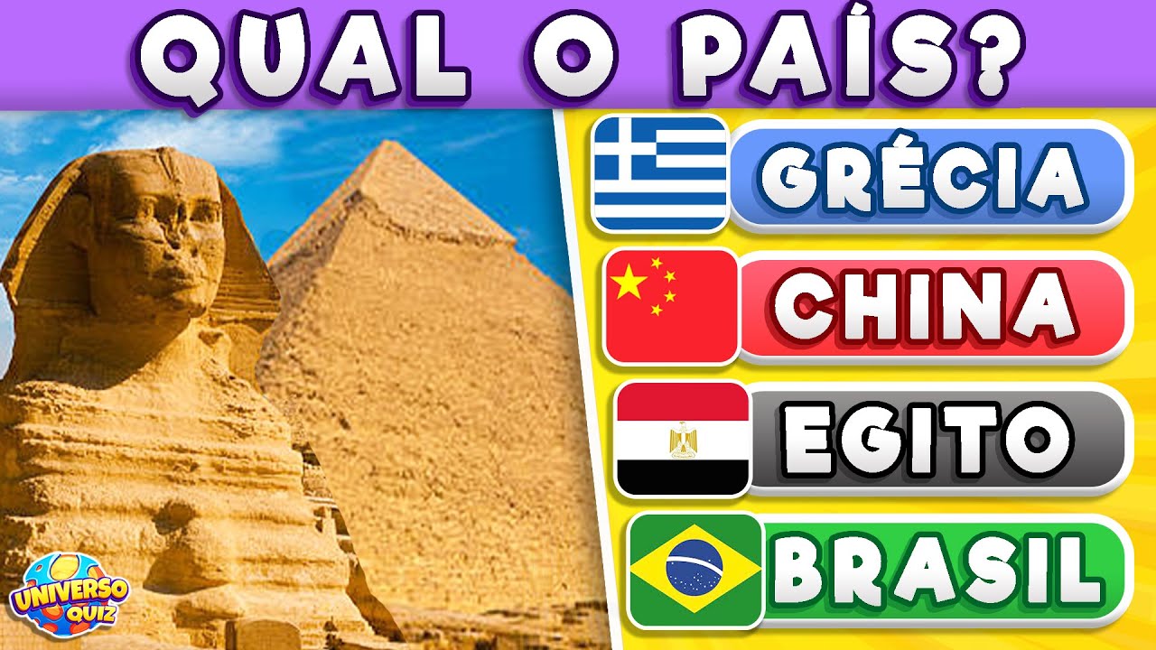 🗼Adivinhe 35 PAÍSES pelos Monumentos e Pontos Turísticos 🗽🏔️