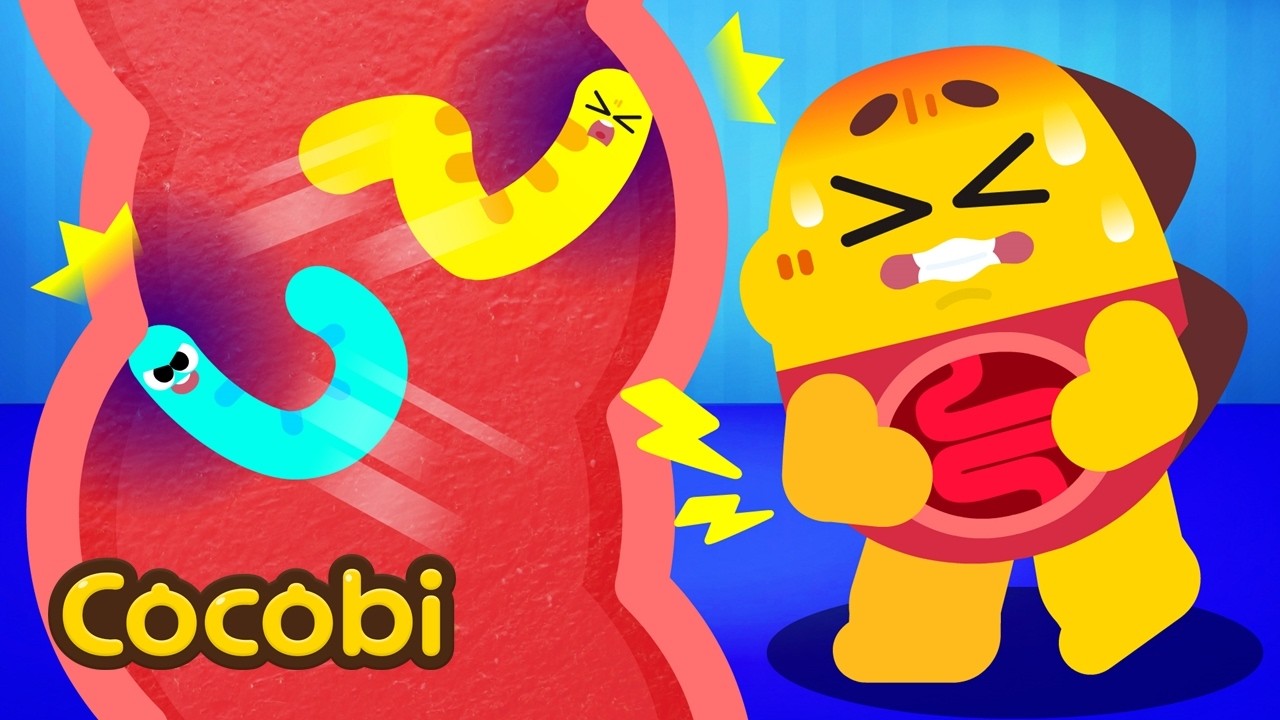 Bad Parasites😂I Have a Tummy Ache + More BEST Fun Songs for Kids | Cocobi