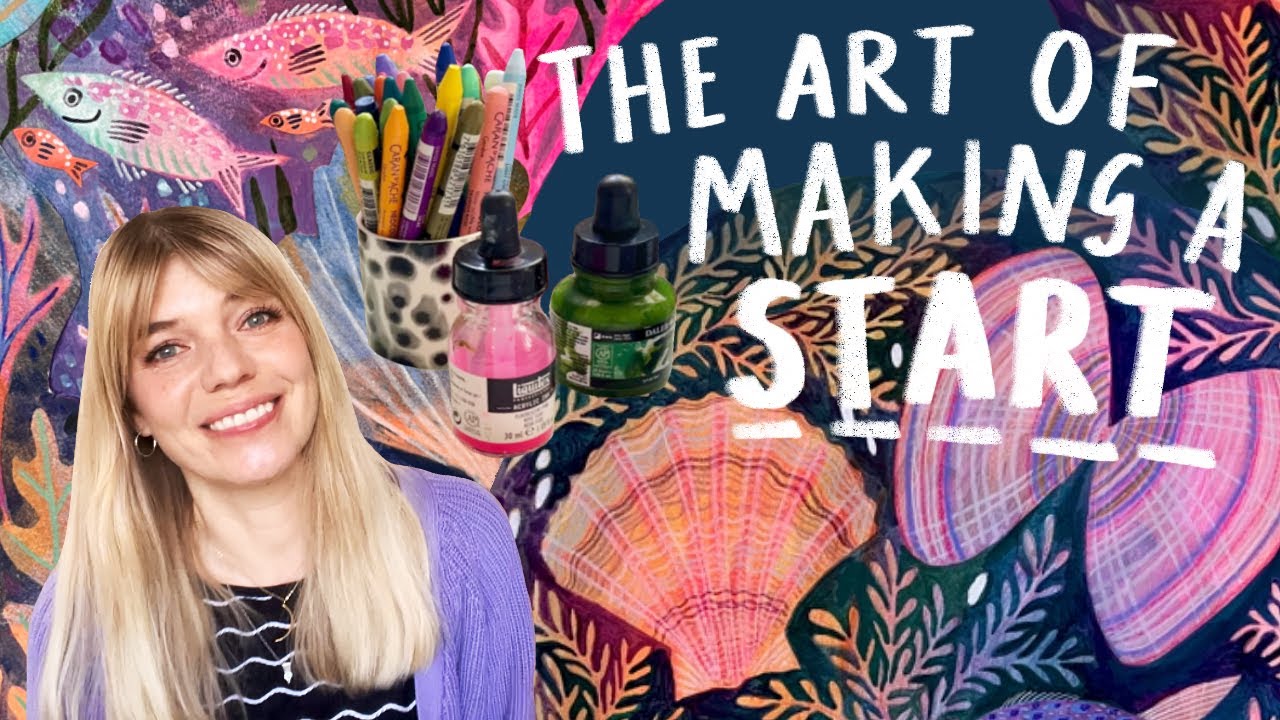 The Art of Making a Start - A chatty art making video about creative resistance...