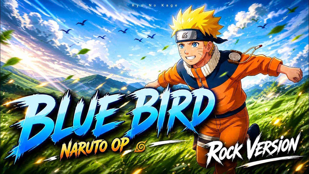 Blue Bird (Rock Version) - Arranged by Ryu No Kage | Naruto Shippuden OP 3