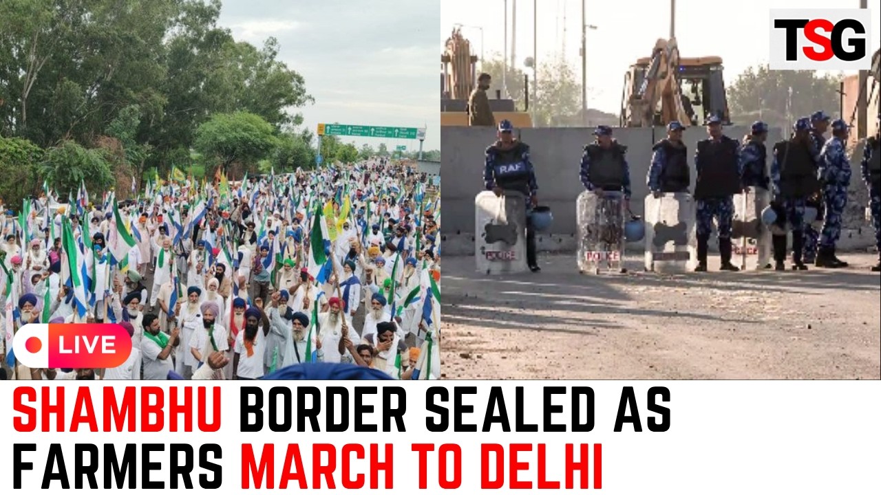 Farmers Protest LIVE: Shambhu Border Sealed by Police Amid Farmers' Protest
