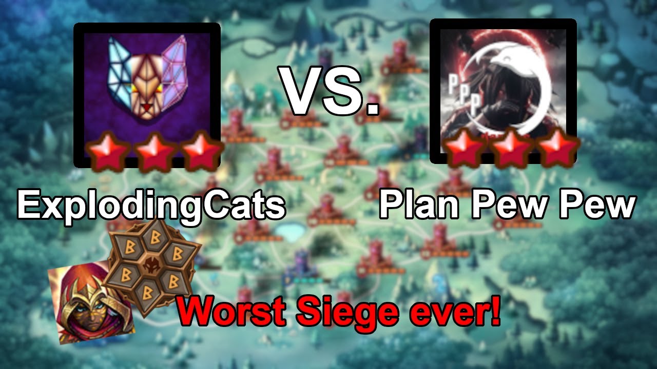 G3 Siege | ExplodingCats vs. Plan Pew Pew | Summoners War