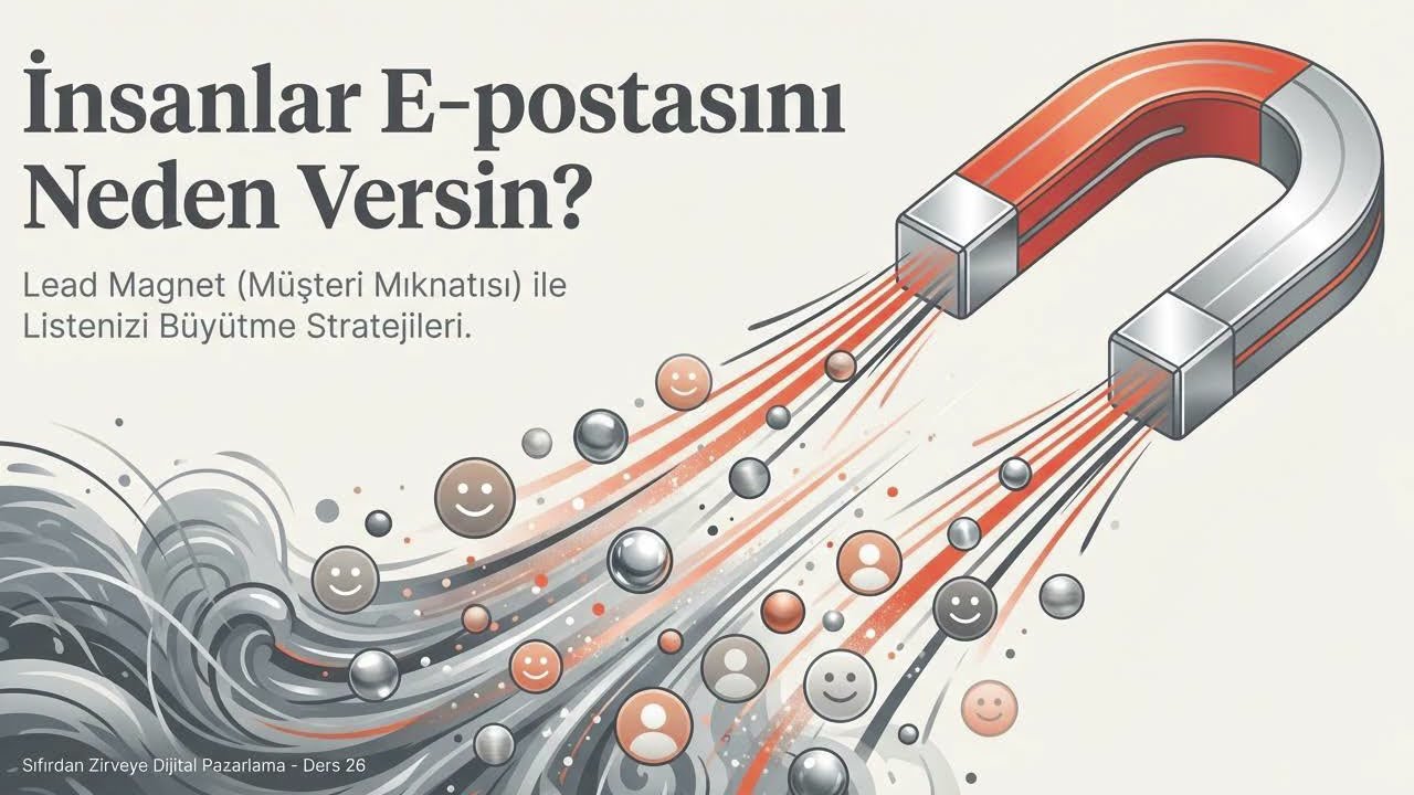 Dijital Pazarlama ve E ticaret - Ders 26 - Müşteri Mıknatısı