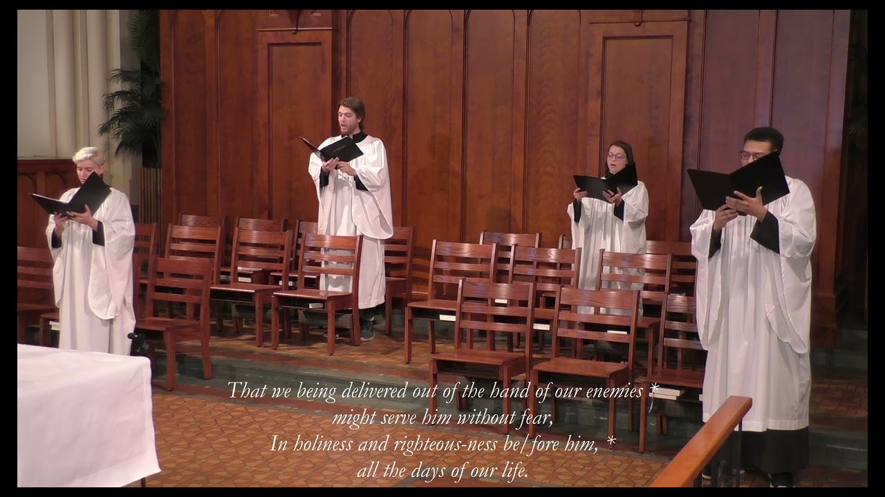 Benedictus Dominus Deus   The Song of Zechariah Chant   Joseph Pring