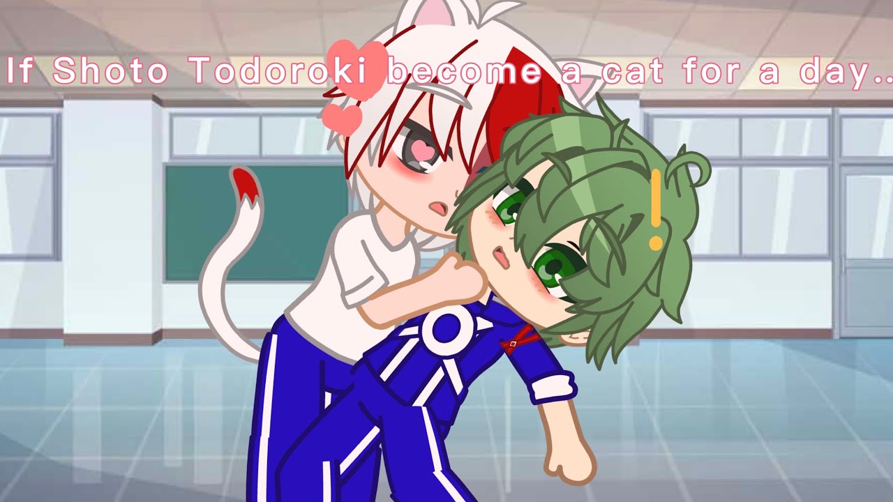 If Shoto Todoroki become a cat for a day😯 || MHA ||Tododeku