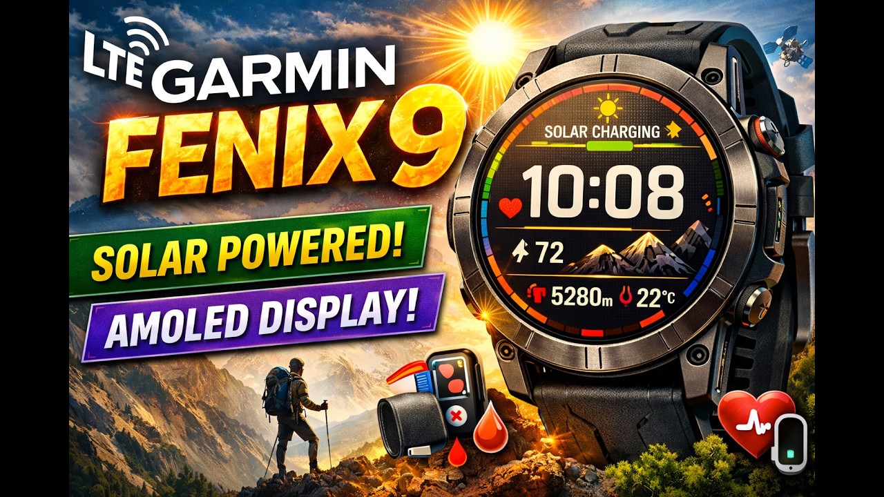 Garmin Fenix ​​9 Pro подтвержден – раскрыты официальные характеристики, цена и дата выхода.