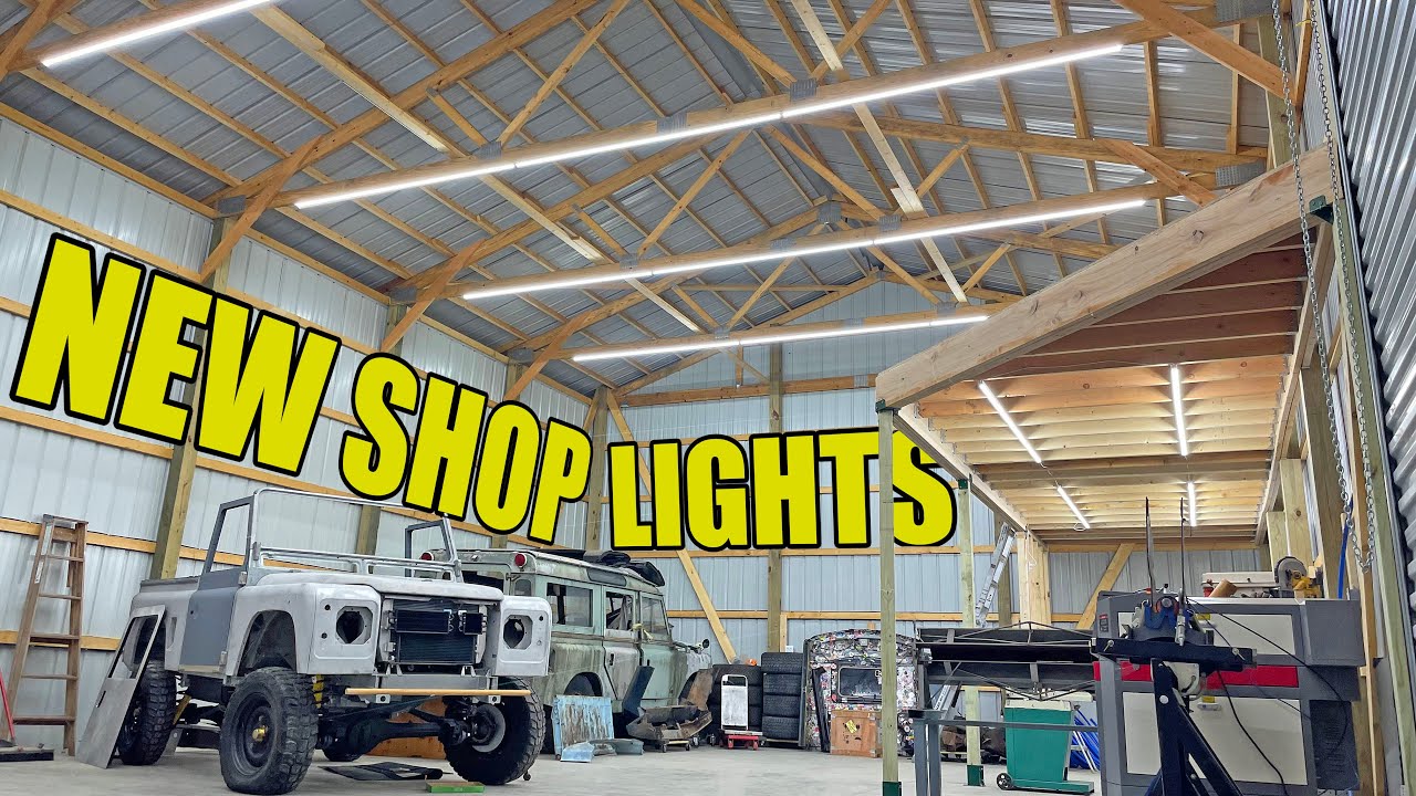 $300 Amazon Shop Lights for a 1400 Sq. Ft. Garage?