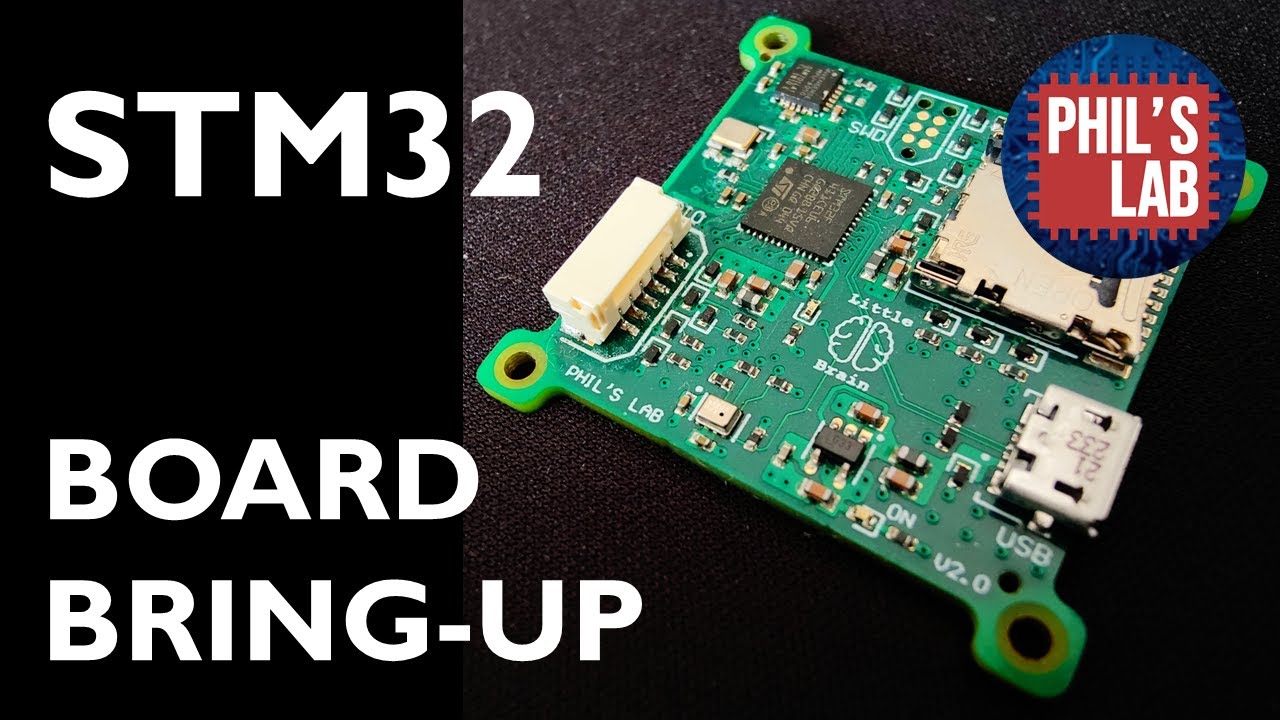 (Спонсорский) Запуск платы STM32 (прошивка и тестирование) &mdash; Phil's Lab №54