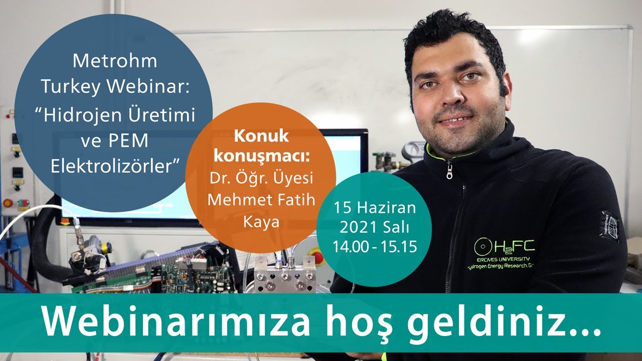 WEBINAR: Hidrojen Üretimi ve PEM Elektrolizörler