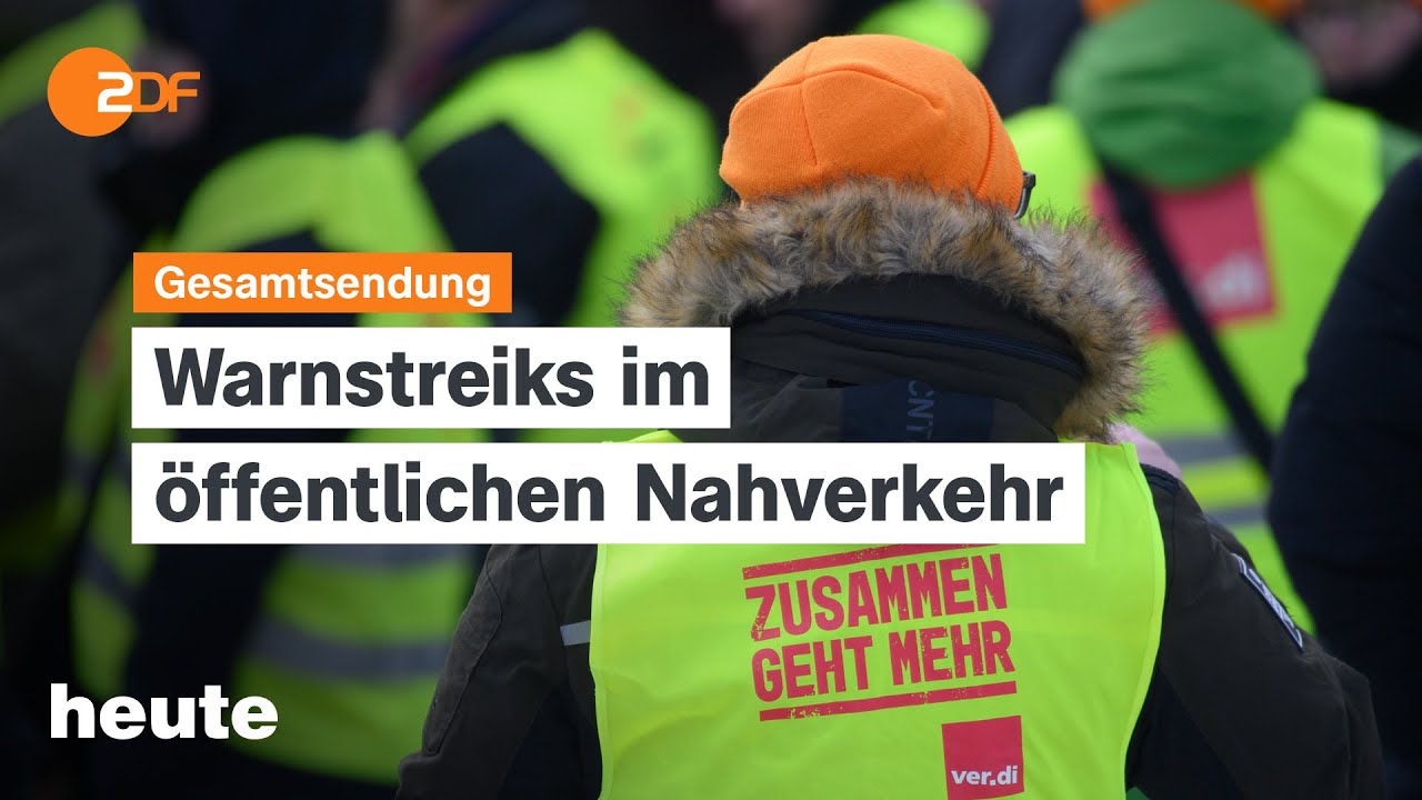 heute 19:00 Uhr vom 02.02.2026 Streik im Nahverkehr, Fragebogen für Wehrdienst, Grammy-Verleihung
