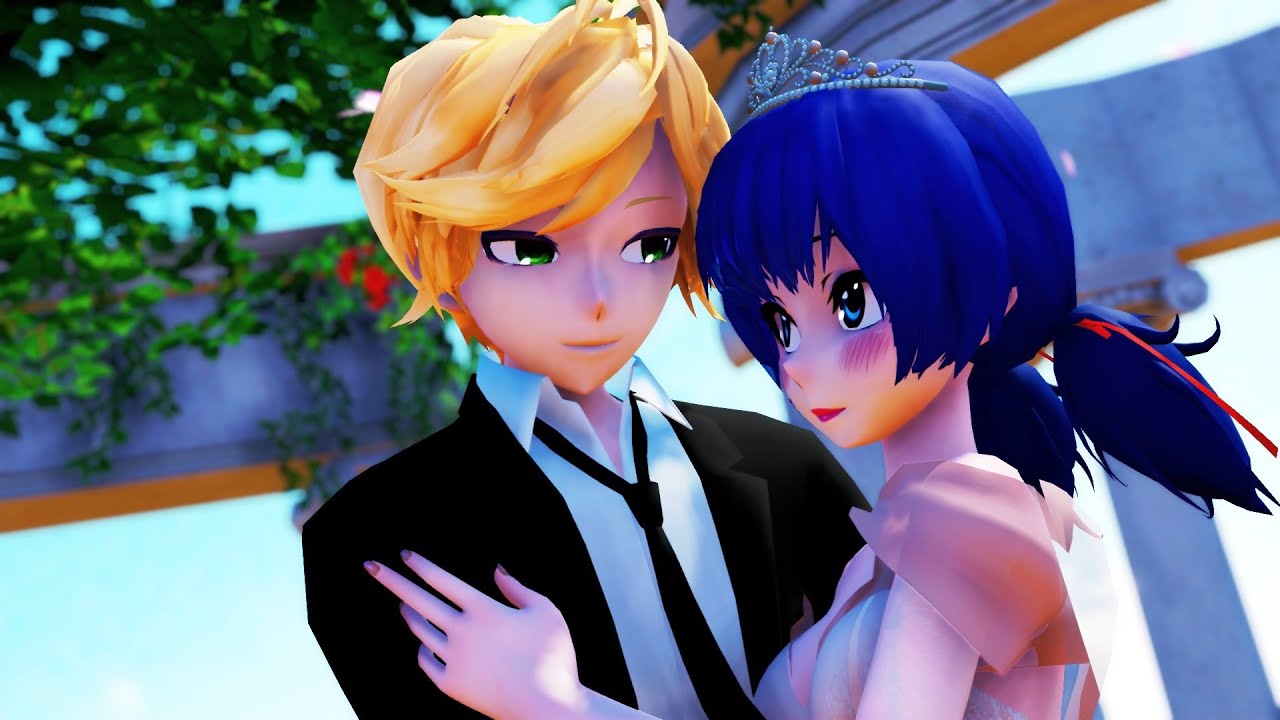 【MMD×Miraculous】Stronger【Marinette×Adrien】【60fps】