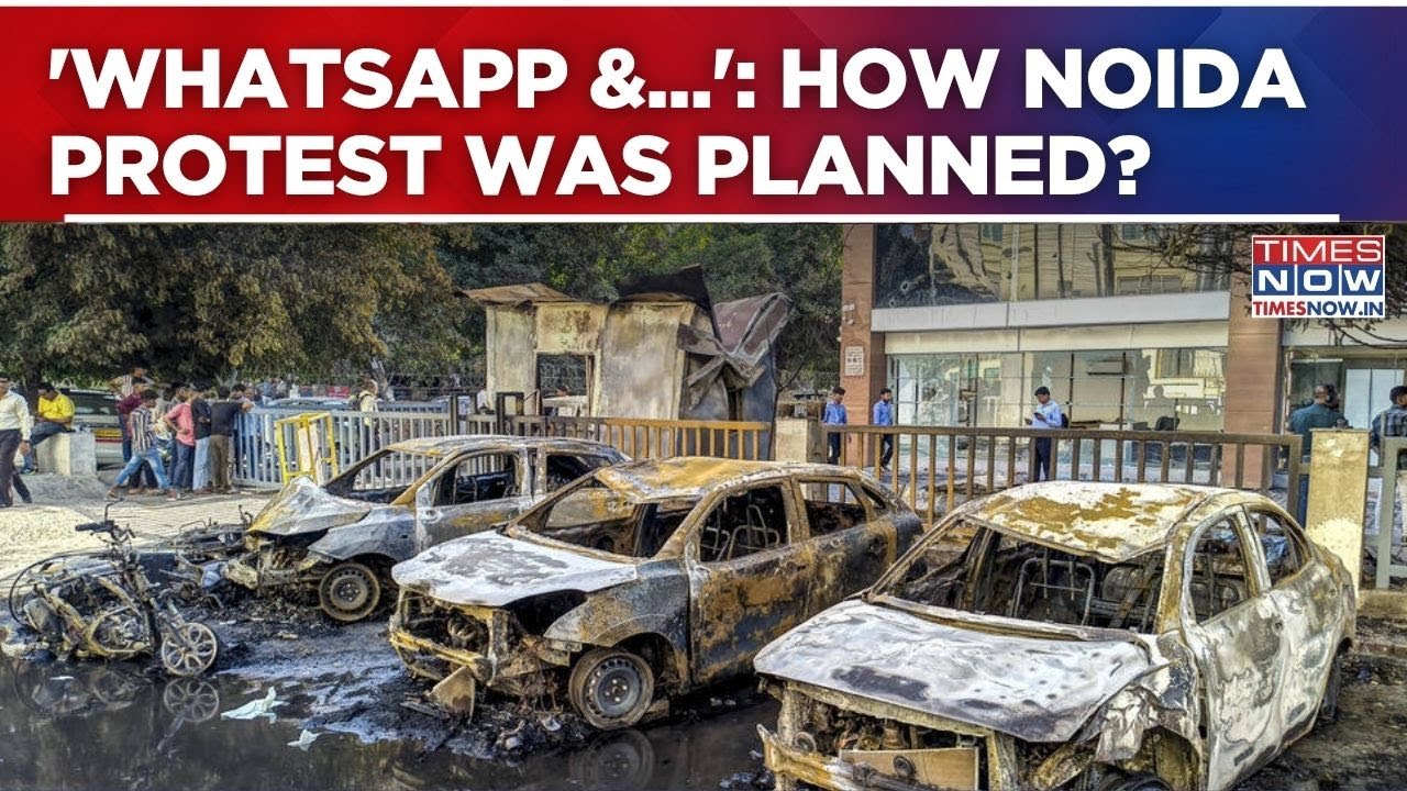 'WhatsApp Groups & QR Codes': Noida's Violent Protest Was Planned In This 'Shocking' Way | WATCH