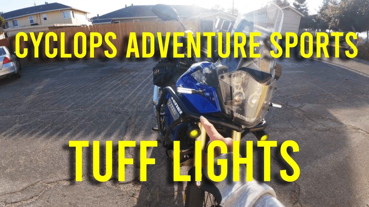 Yamaha Ténéré 700 | Cyclops Adventure Sports Tuff Lights | Night Motovlog