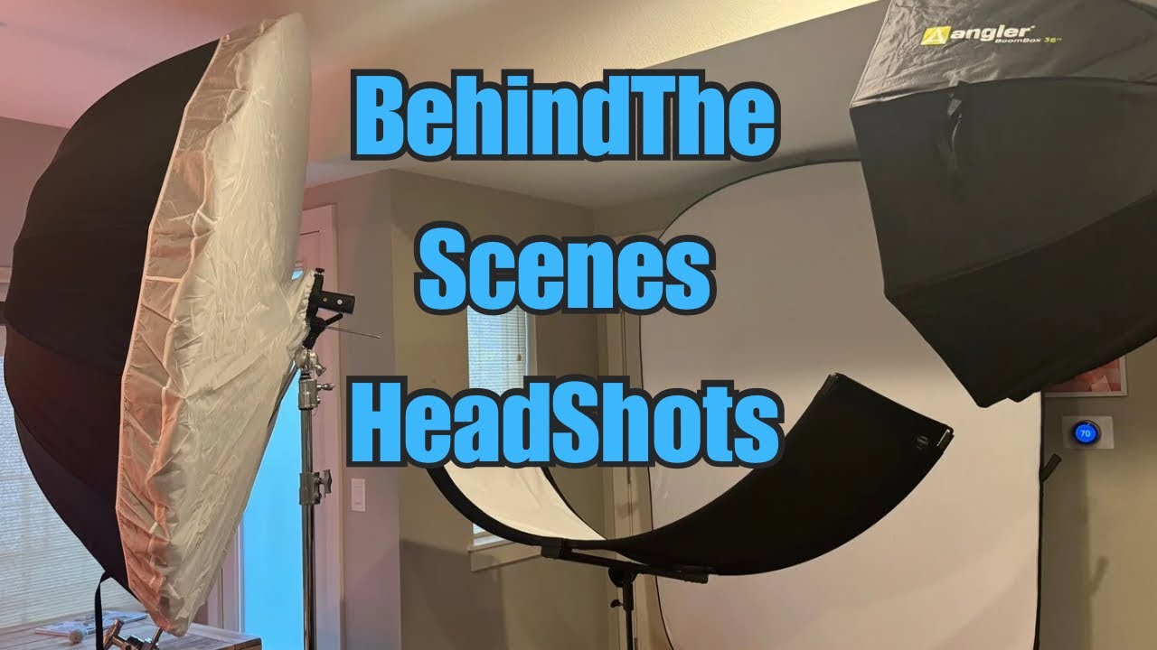 Headshots in a Client’s Home – Full BTS!”