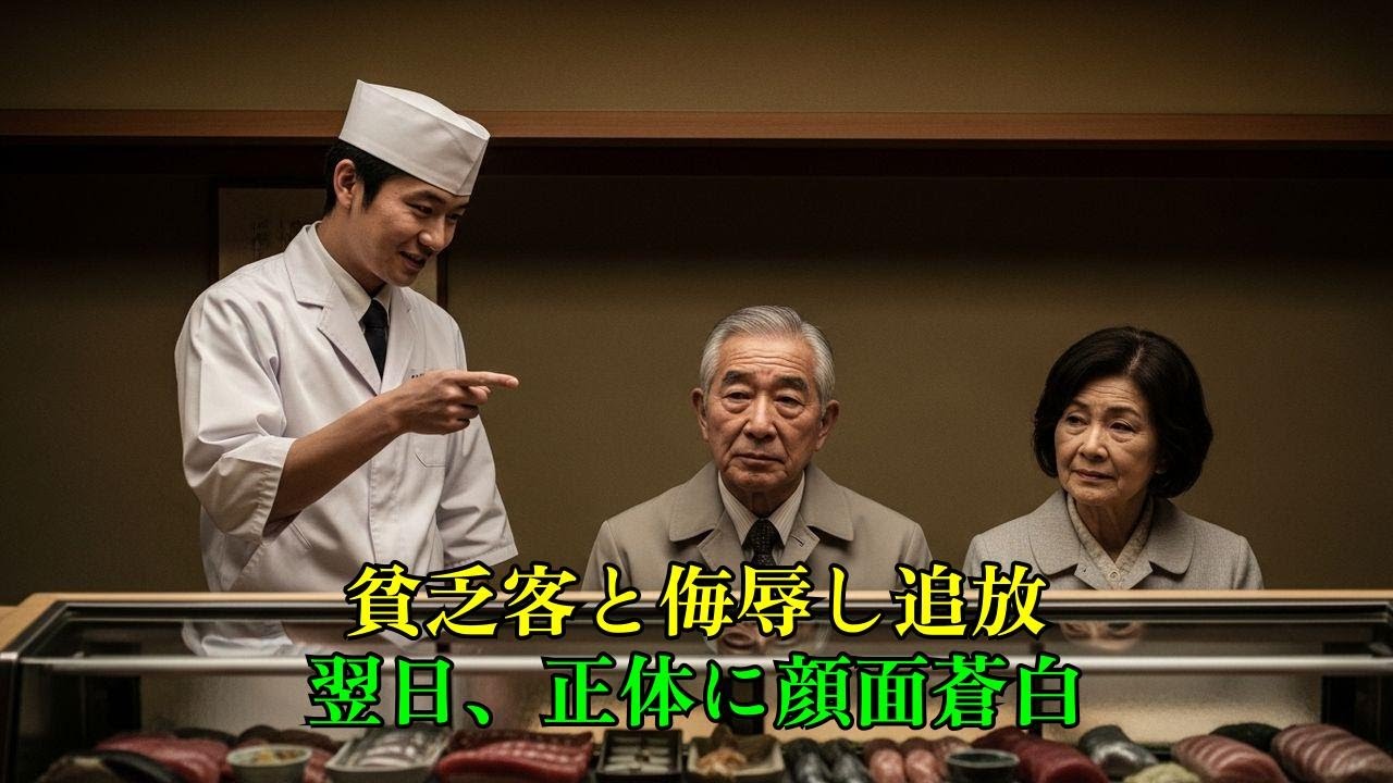 「二度と来るな」貧乏老夫婦を追い出した二代目店主。翌日、客の“正体”を知り顔面蒼白！