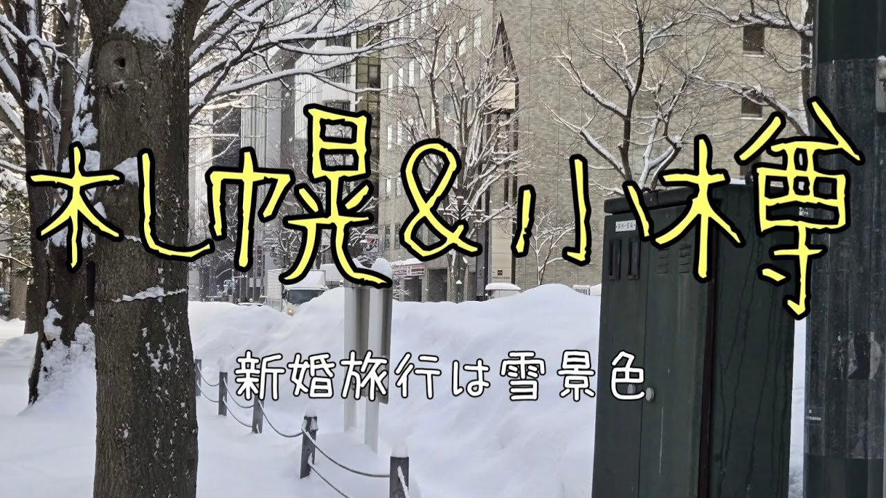 【北海道】札幌&小樽の王道コース❄吹雪の隙間を楽しみまくった☃️