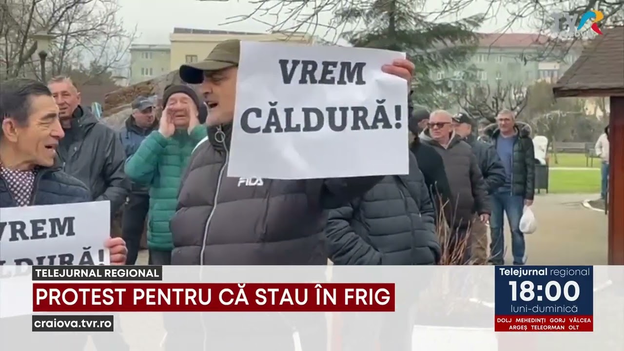 PROTEST PENTRU CĂ STAU ÎN FRIG