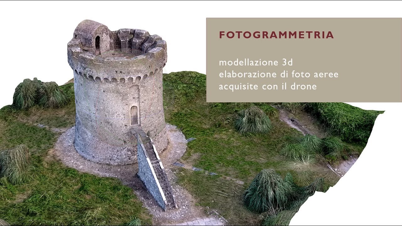Fotogrammetria con drone e modellazione 3d