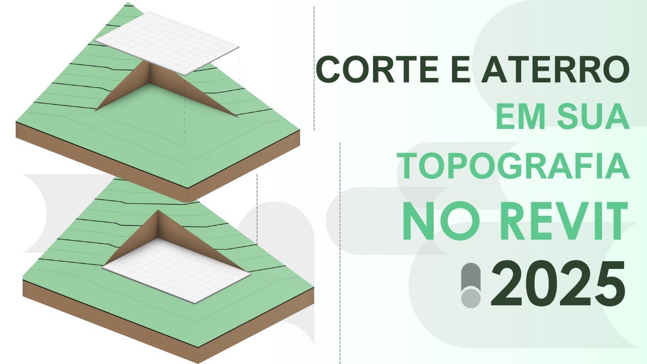 CORTE E ATERRO - TOPOGRAFIA REVIT 2025