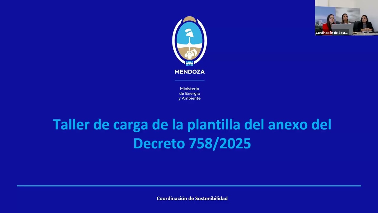 Taller de carga de la platilla de GEI