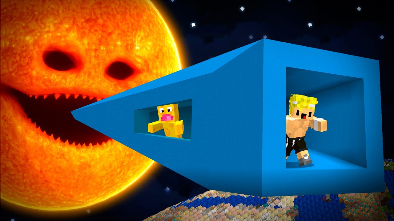 Hice un TÚNEL para Llegar al SOL en MINECRAFT
