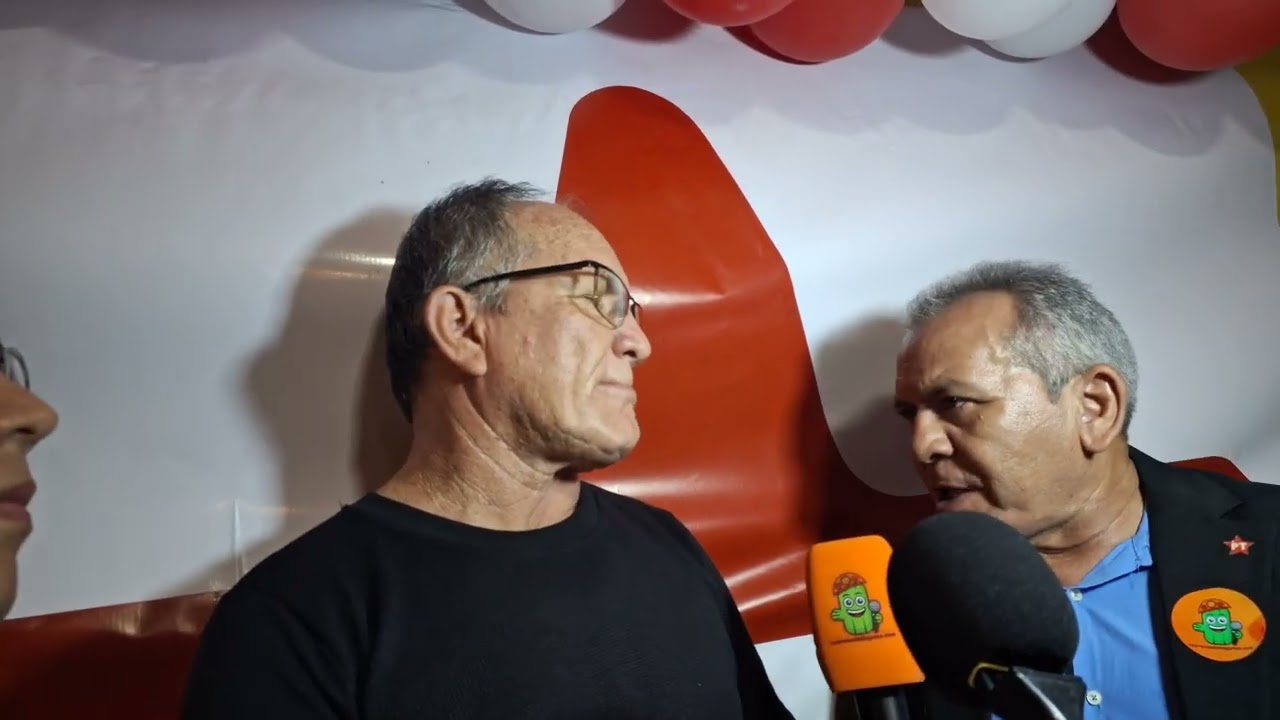 Carlao ex-prefeito de bela cruz em entrevistra.