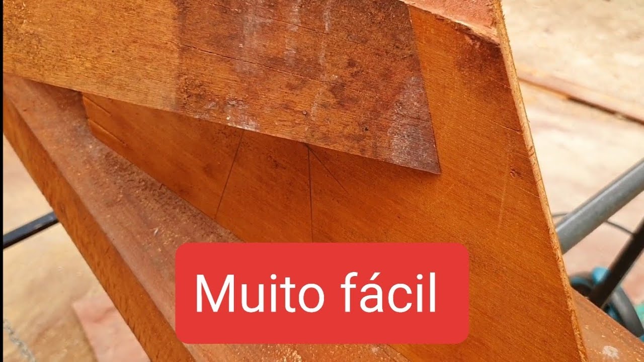 CORTE DO CAIBRO NA AGUA FURTADA # carpintaria sem segredos#