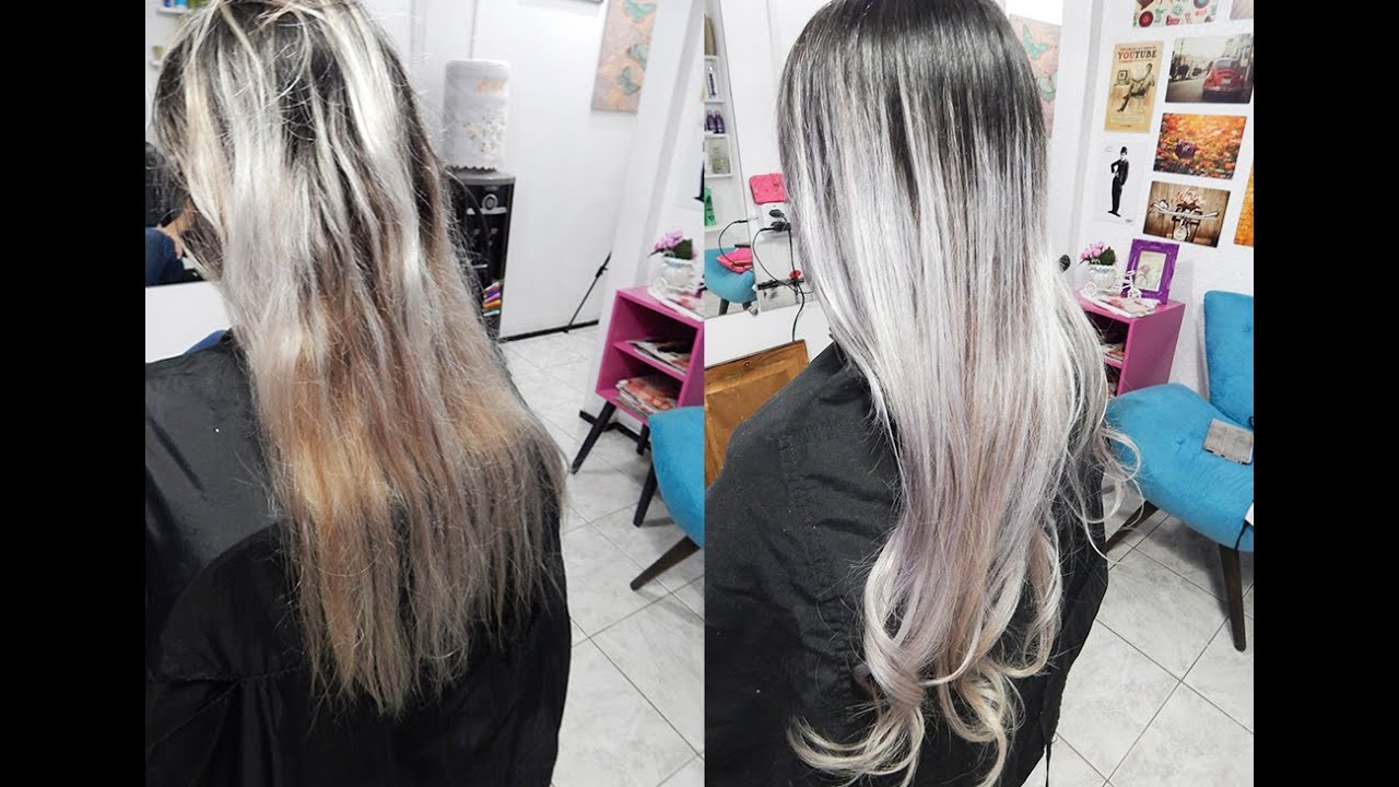 Matização em mechas oxidada (SEM SHAMPUZADA)