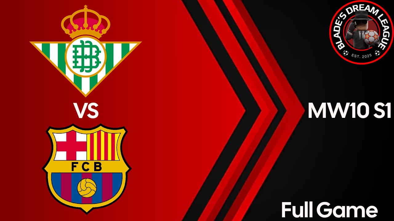 Real Betis vs FC Barcelona MW10 BDL S1 Full Game