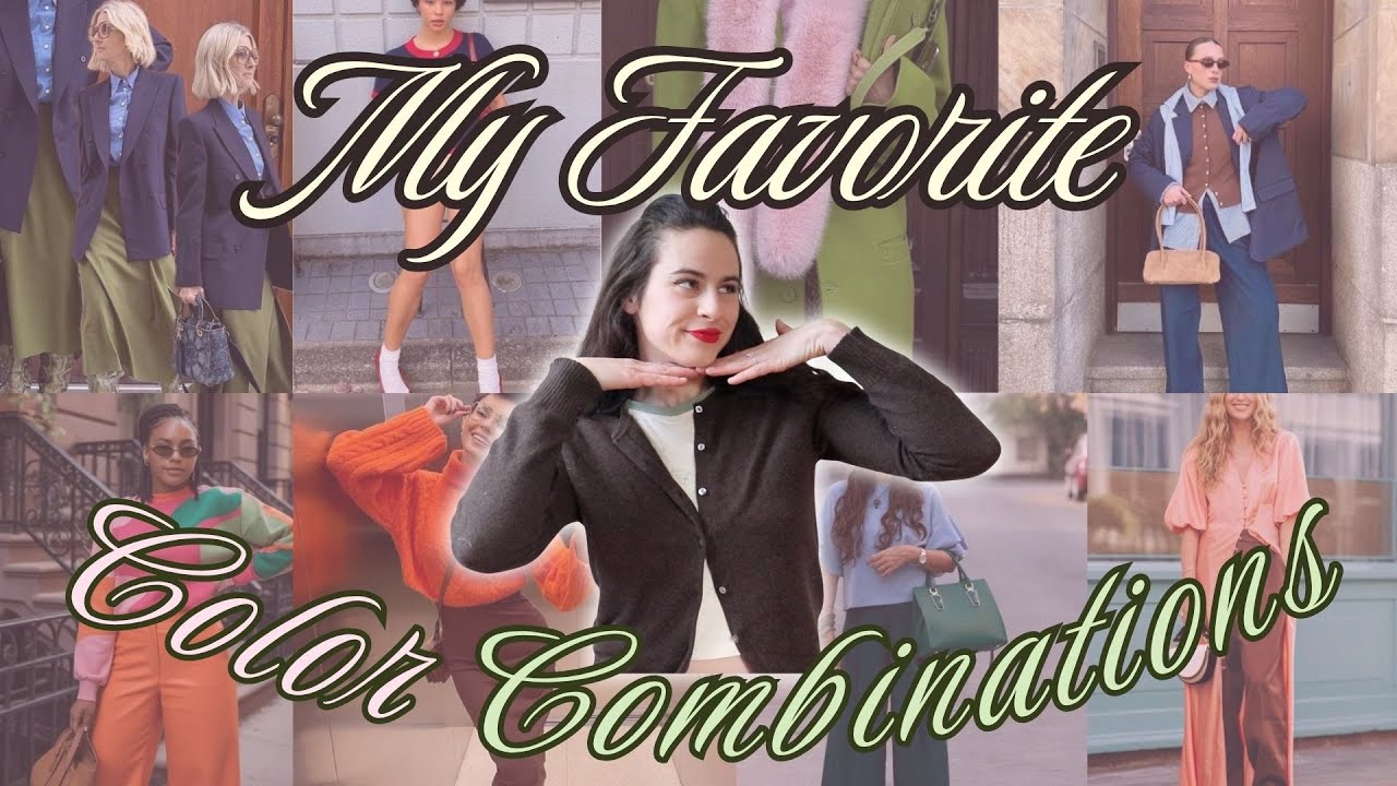 Мои любимые цветовые сочетания и как их стилизовать! 🌸🧡