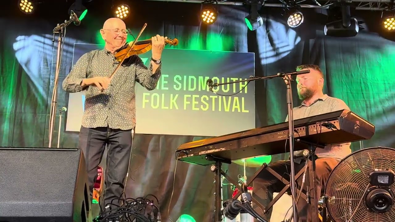 Tom McConville & Michael Biggins, opening number, Sidmouth Folk Festival, 08/08/2025