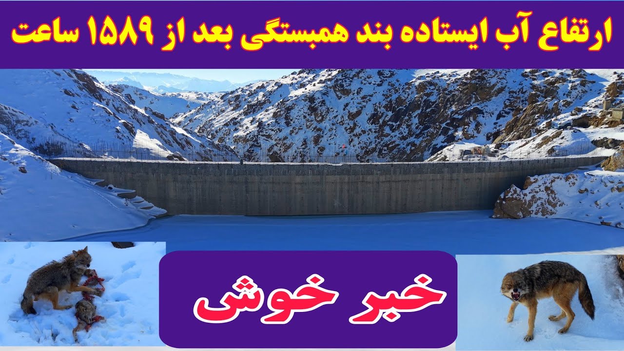 خبر خوش و مهم| گزارش جدید از شصت هفتمین روز آبگیری بند همبستگی سنگجوی لومان. 