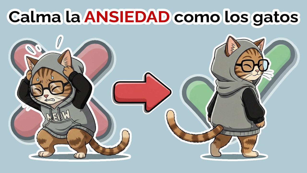 Calma la ANSIEDAD como los gatos