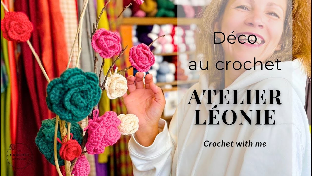 1 HEURE = 1 OUVRAGE au crochet 🧶 | Tuto crochet rapide ❤️ | Crochet with me et Atelier Léonie