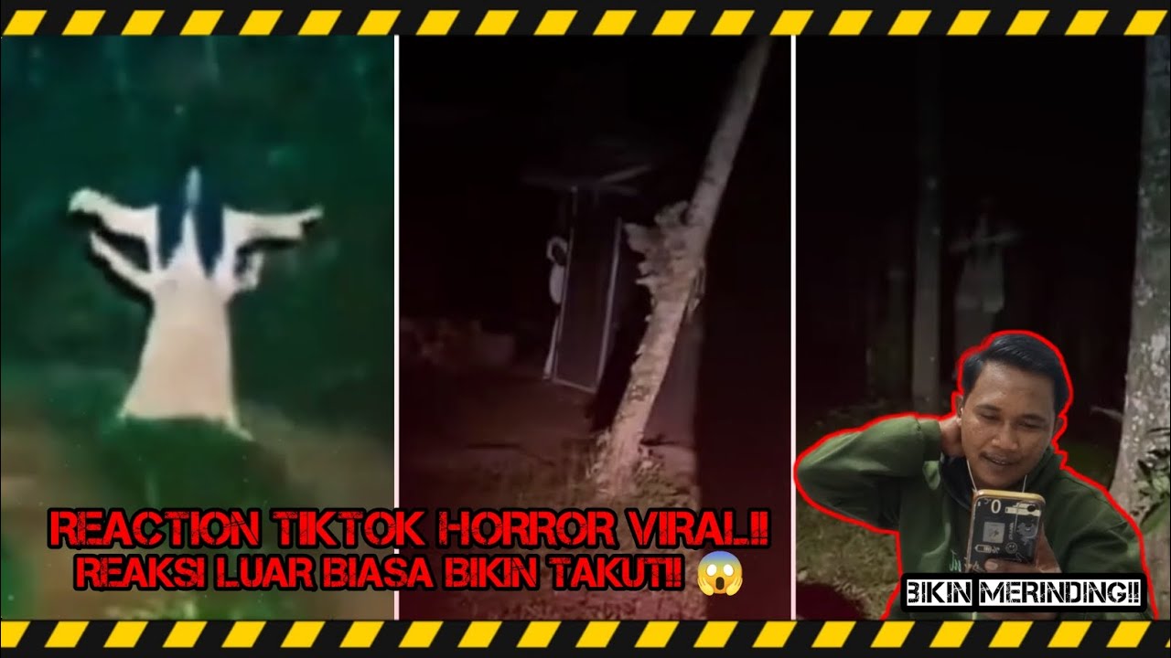 REACTION TIKTOK HORROR VIRAL!! REAKSI LUAR BIASA BIKIN TAKUT!! 😱 EPS 22 #fyp #horror #tiktokviral