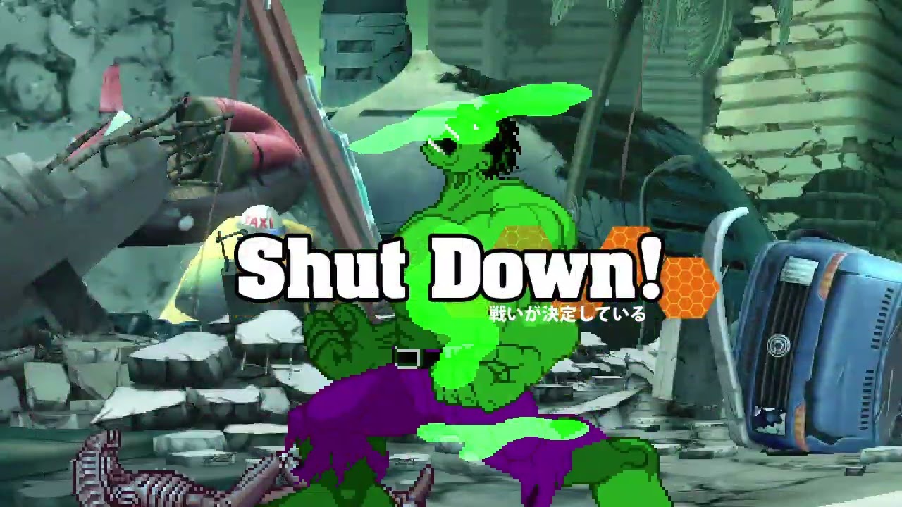 hulk vs xenomorph mugen battle