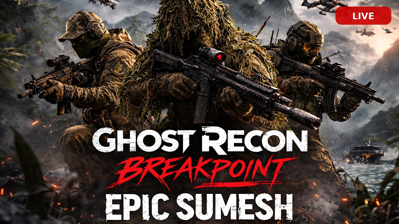 🔥GHOST RECON BREAKPOINT LIVE 🔥 | Road to 150 Subs | EpicSumesh LIVE #gaming
