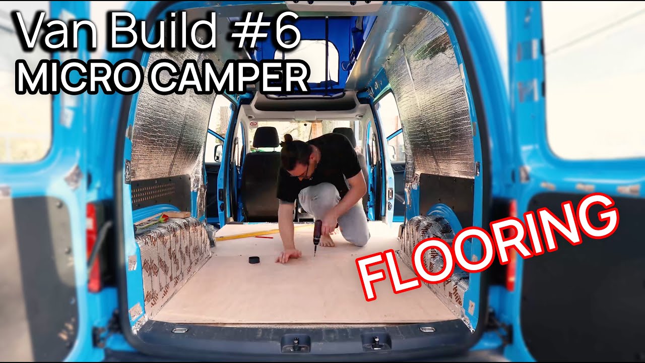 Making a Custom Plywood Floor | Converting a Van | VW Caddy Maxi | Van Build #6