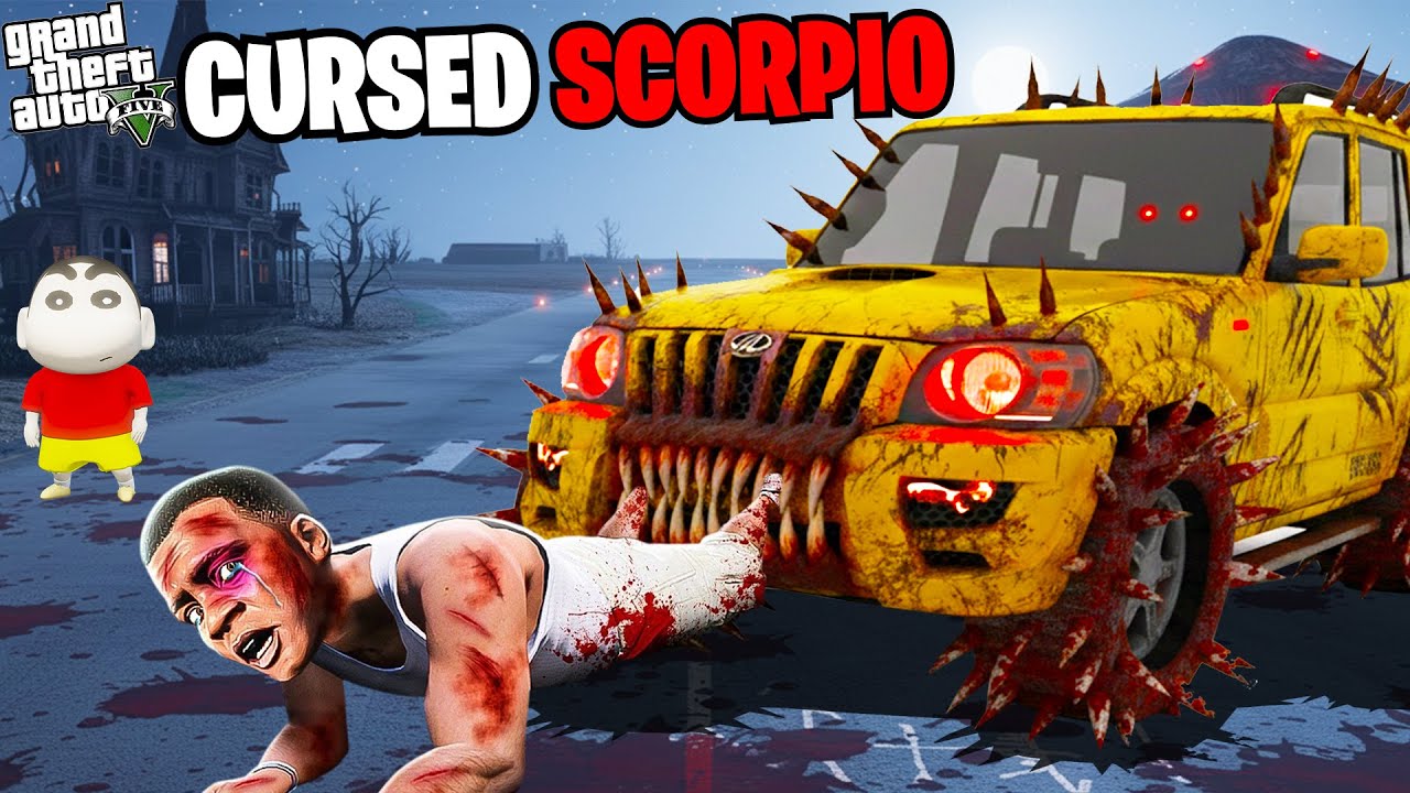 GTA 5: Franklin & Shinchan&rsquo;s New Car is a CURSED KILLER CAR in GTA V