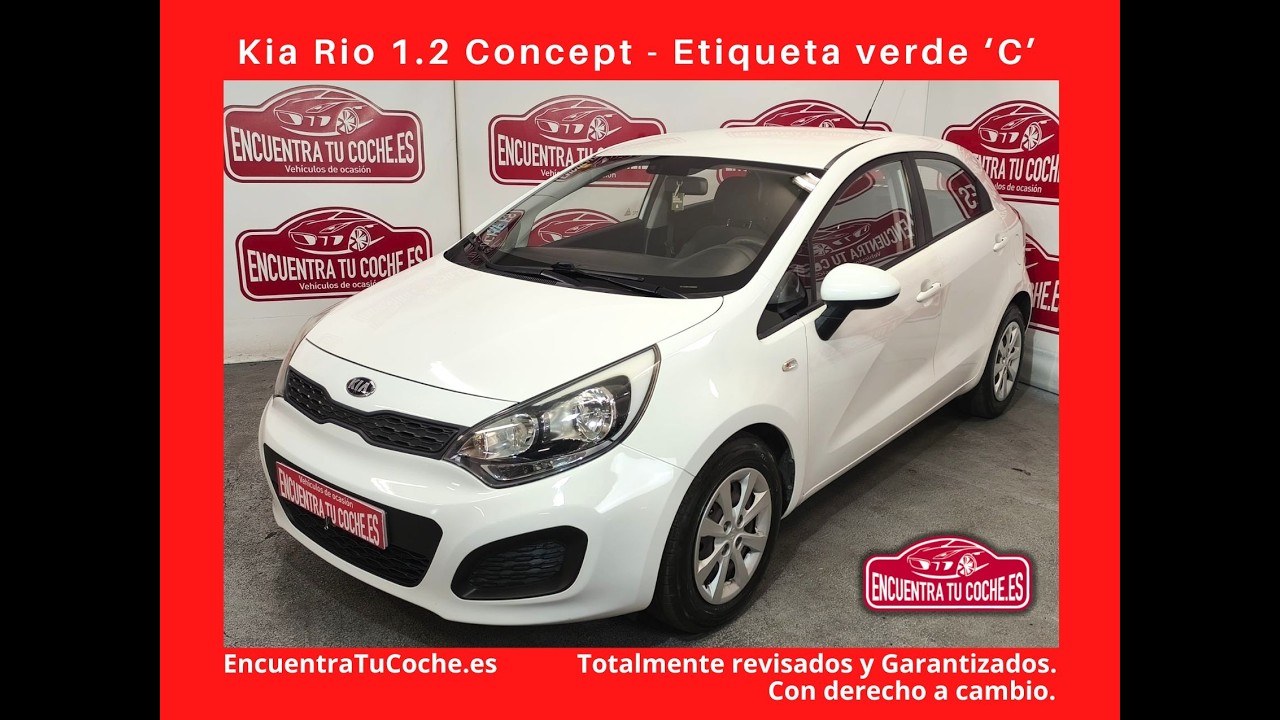 Kia Rio 1.2 Concept – Etiqueta verde “C” – Revisado y garantizado